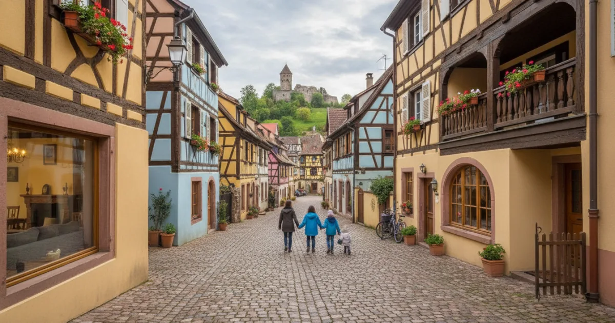 Kaysersberg en famille : hébergements spacieux et pratiques