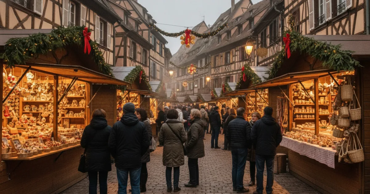Marché de Noël artisanal et authentique, Kaysersberg